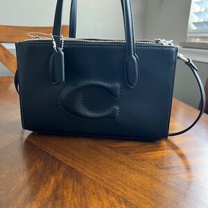 NWT: Black Coach Nina Small Tote